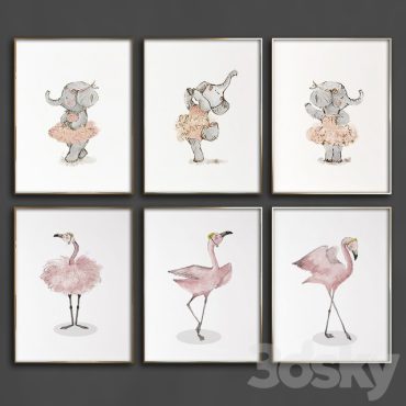 مدل سه بعدی قاب دیواری مدرن 167 مدل سه بعدی قاب دیواری مدرن 167