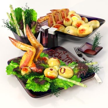 مدل سه بعدی غذا 3 مدل سه بعدی غذا 3