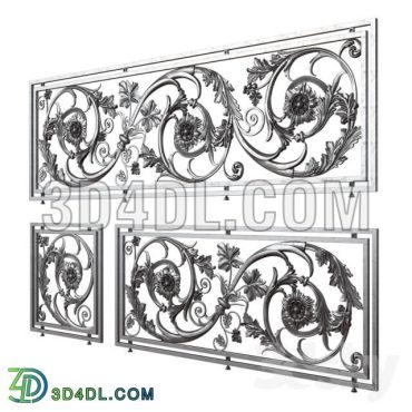 مدل سه بعدی نرده و حفاظ 102 مدل سه بعدی نرده و حفاظ 102