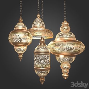 مدل سه بعدی لوستر کلاسیک 229 مدل سه بعدی لوستر کلاسیک 229
