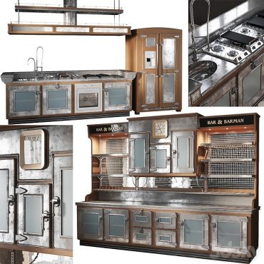 مدل سه بعدی کابینت مدرن 193 مدل سه بعدی کابینت مدرن 193