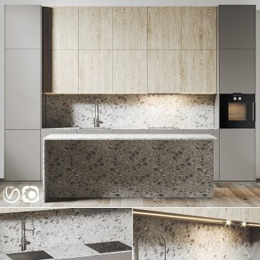 مدل سه بعدی کابینت مدرن 191 مدل سه بعدی کابینت مدرن 191