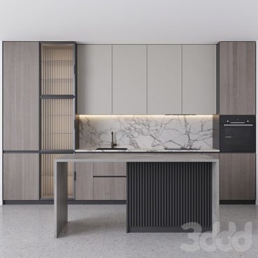 مدل سه بعدی کابینت مدرن 164 مدل سه بعدی کابینت مدرن 164