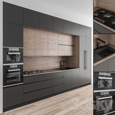 مدل سه بعدی کابینت مدرن 157 مدل سه بعدی کابینت مدرن 157