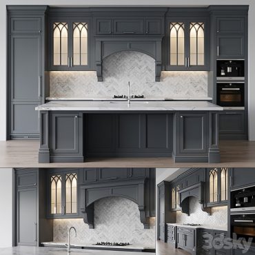 مدل سه بعدی کابینت کلاسیک 186 مدل سه بعدی کابینت کلاسیک 186