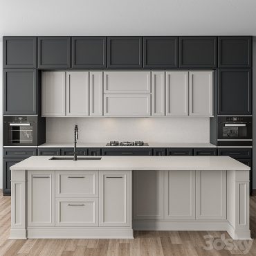مدل سه بعدی کابینت نئوکلاسیک 601 مدل سه بعدی کابینت نئوکلاسیک 601