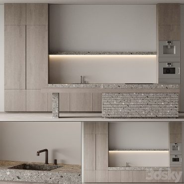 مدل سه بعدی کابینت مدرن 192 مدل سه بعدی کابینت مدرن 192
