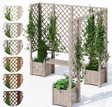 مدل سه بعدی گل دیواری 124 مدل سه بعدی گل دیواری 124