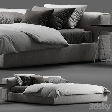 مدل سه بعدی تخت مدرن 254 مدل سه بعدی تخت مدرن 254