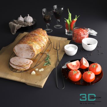 مدل سه بعدی غذا 89 مدل سه بعدی غذا 89