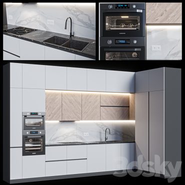 مدل سه بعدی کابینت مدرن 216 مدل سه بعدی کابینت مدرن 216