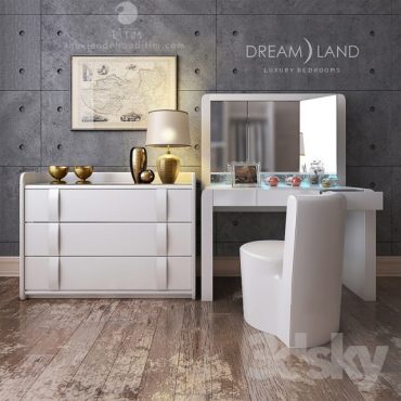 مدل سه بعدی میز آرایش 125 مدل سه بعدی میز آرایش 125