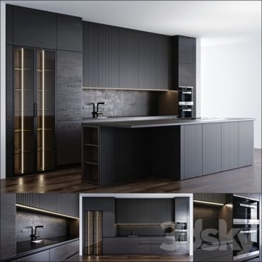 مدل سه بعدی کابینت مدرن 223 مدل سه بعدی کابینت مدرن 223