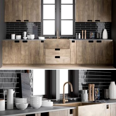 مدل سه بعدی کابینت مدرن 242 مدل سه بعدی کابینت مدرن 242