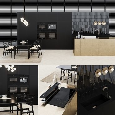 مدل سه بعدی کابینت مدرن 233 مدل سه بعدی کابینت مدرن 233