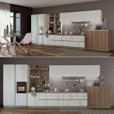 مدل سه بعدی کابینت مدرن 234 مدل سه بعدی کابینت مدرن 234