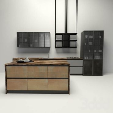 مدل سه بعدی کابینت مدرن 263 مدل سه بعدی کابینت مدرن 263