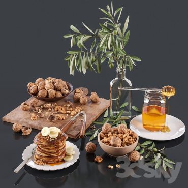 مدل سه بعدی صبحانه 133 مدل سه بعدی صبحانه 133