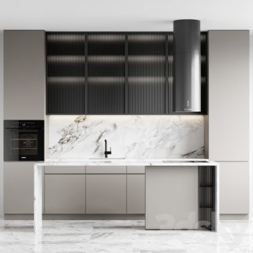 مدل سه بعدی کابینت مدرن 261 مدل سه بعدی کابینت مدرن 261