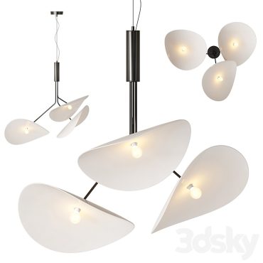مدل سه بعدی لوستر مدرن 381 مدل سه بعدی لوستر مدرن 381