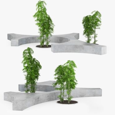 مدل سه بعدی فضای باز ومحوطه 110 مدل سه بعدی فضای باز ومحوطه 110