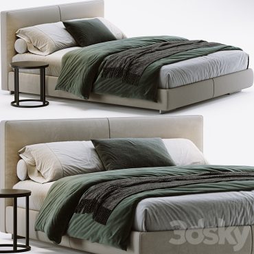 مدل سه بعدی تخت مدرن 358 مدل سه بعدی تخت مدرن 358