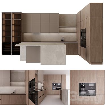 مدل سه بعدی کابینت مدرن 292 مدل سه بعدی کابینت مدرن 292