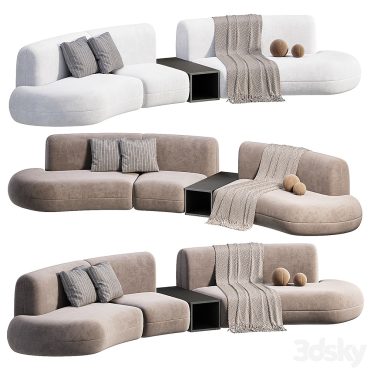 مدل سه بعدی کاناپه مدرن 223 مدل سه بعدی کاناپه مدرن 223