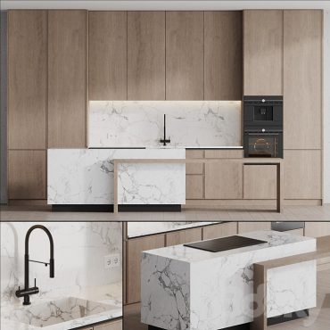 مدل سه بعدی کابینت مدرن 235 مدل سه بعدی کابینت مدرن 235