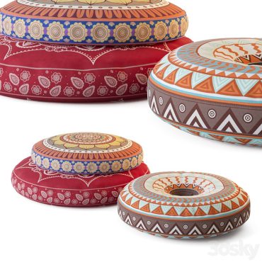 مدل سه بعدی پاف و نیمکت 215 مدل سه بعدی پاف و نیمکت 215
