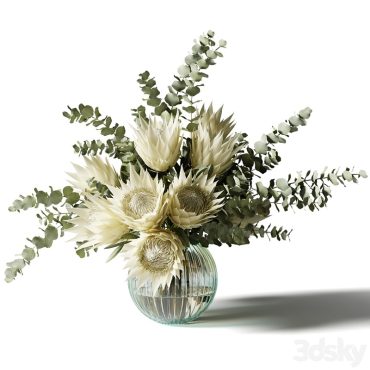 مدل سه بعدی گل و گلدان رومیزی 529 مدل سه بعدی گل و گلدان رومیزی 529