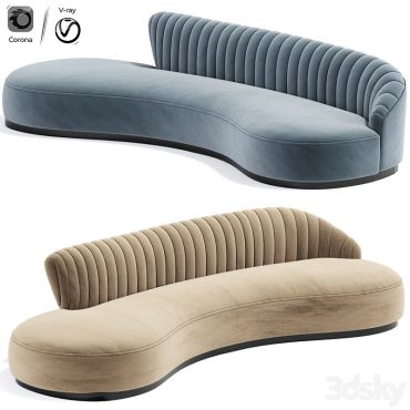 مدل سه بعدی کاناپه مدرن 295 مدل سه بعدی کاناپه مدرن 295