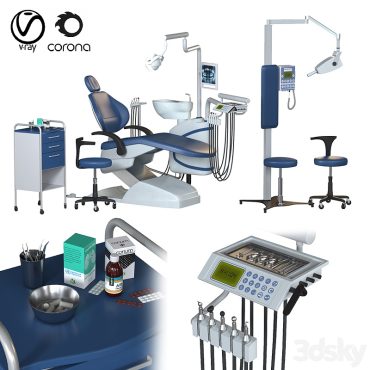 مدل سه بعدی تجهیزات مطب دندانپزشکی 102 مدل سه بعدی تجهیزات مطب دندانپزشکی 102