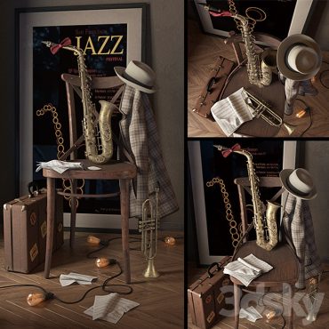 مدل سه بعدی ساکسیفون 128 مدل سه بعدی ساکسیفون 128