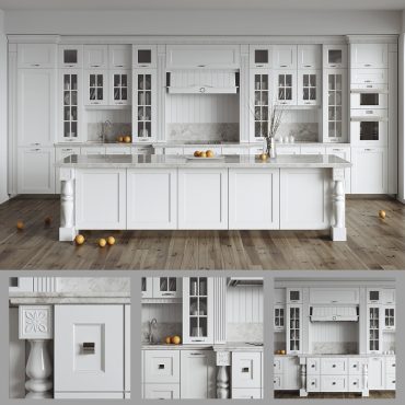 مدل سه بعدی کابینت نئوکلاسیک 386 مدل سه بعدی کابینت نئوکلاسیک 386