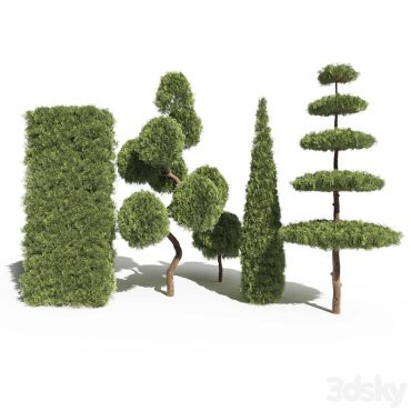 مدل سه بعدی درخت تزیینی 182 مدل سه بعدی درخت تزیینی 182