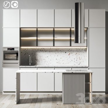 مدل سه بعدی کابینت مدرن 417 مدل سه بعدی کابینت مدرن 417