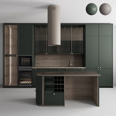 مدل سه بعدی کابینت مدرن 401 مدل سه بعدی کابینت مدرن 401