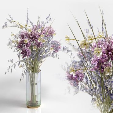 مدل سه بعدی گل و گلدان رومیزی 614 مدل سه بعدی گل و گلدان رومیزی 614