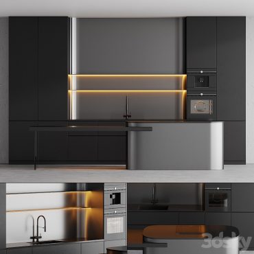 مدل سه بعدی کابینت مدرن 410 مدل سه بعدی کابینت مدرن 410