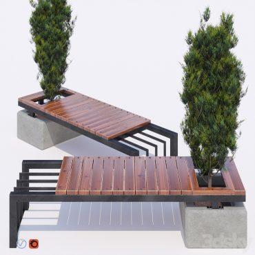 187 مدل سه بعدی نیمکت محوطه 187 مدل سه بعدی نیمکت محوطه
