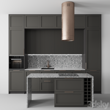 مدل سه بعدی کابینت مدرن 423 مدل سه بعدی کابینت مدرن 423