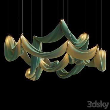 مدل سه بعدی لوستر مدرن 742 مدل سه بعدی لوستر مدرن 742
