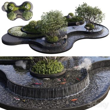 مدل سه بعدی آبنما 150 مدل سه بعدی آبنما 150