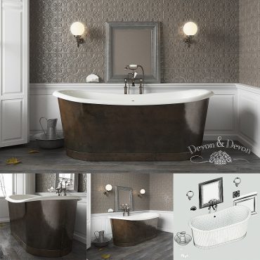 مدل سه بعدی وان حمام کلاسیک 140 مدل سه بعدی وان حمام کلاسیک 140