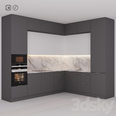 مدل سه بعدی کابینت مدرن 445 مدل سه بعدی کابینت مدرن 445