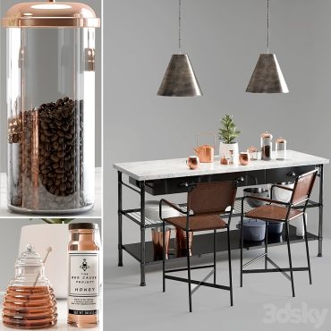 مدل سه بعدی کابینت مدرن 457 مدل سه بعدی کابینت مدرن 457