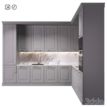 مدل سه بعدی کابینت مدرن 453 مدل سه بعدی کابینت مدرن 453