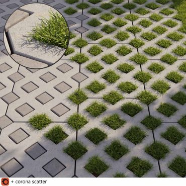مدل سه بعدی سنگ فرش 205 مدل سه بعدی سنگ فرش 205