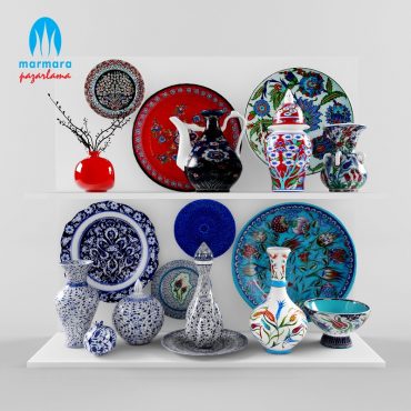 مدل سه بعدی ظرف و ظروف دکوری 271 مدل سه بعدی ظرف و ظروف دکوری 271